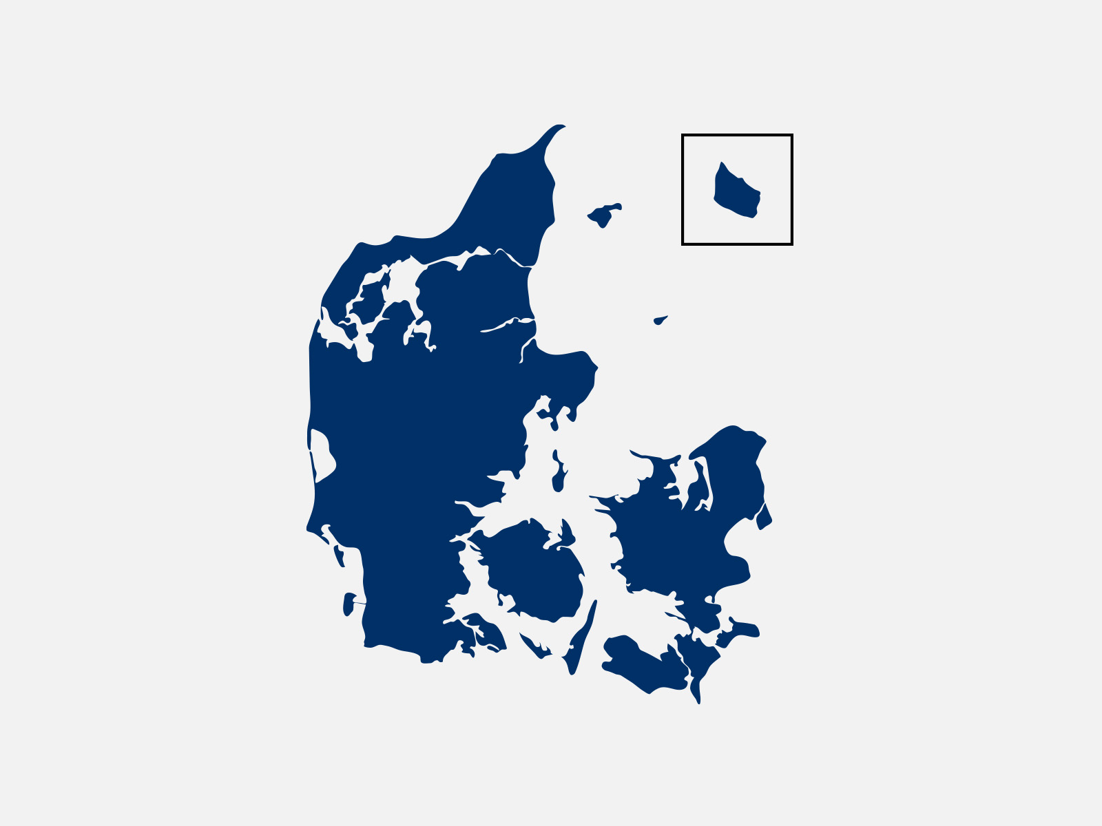 Danmarkskort