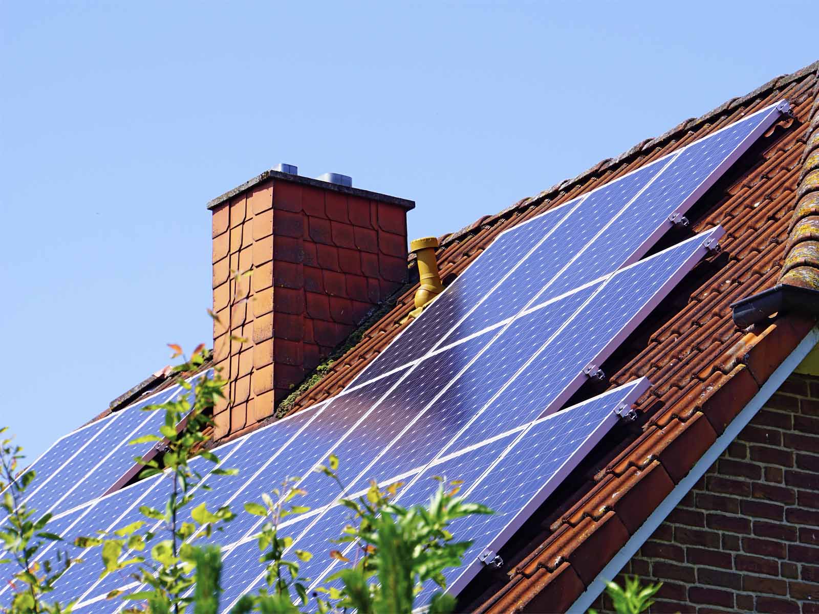 Solceller på tag